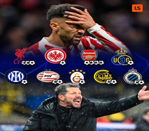 馬競(jìng)歐冠連續(xù)9場(chǎng)未能零封，創(chuàng)造隊(duì)史歐冠最長(zhǎng)連續(xù)丟球紀(jì)錄