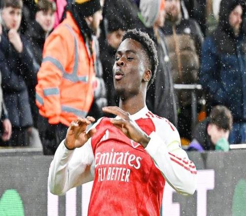 破荒，薩卡終結自己在阿森納各項賽事15場不進球紀錄