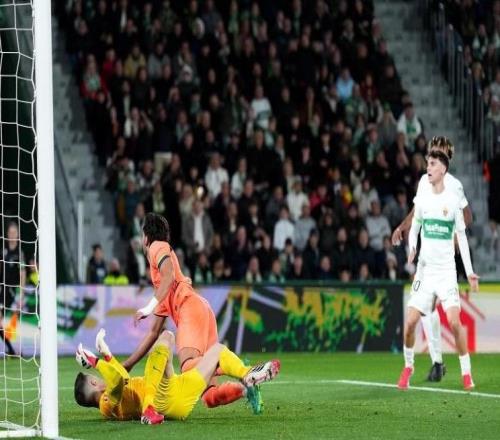 本賽季巴薩已擊中門框32次，歐洲五大聯賽球隊中最多