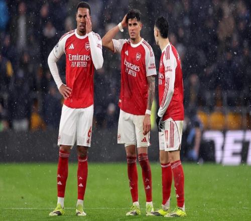 電訊報分析阿森納狀態(tài)下滑：后防意外丟球增加，左路進攻啞火