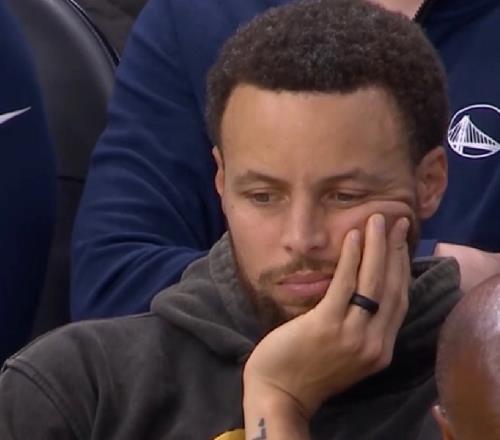 完犢子！徹底沒有了，再見庫里，全是玻璃人啊，勇士天都塌了