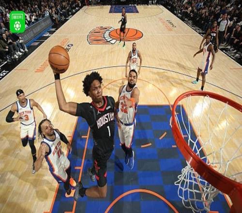 尼克斯108106逆轉險勝火箭，唐斯25+7，杜蘭特空砍30分