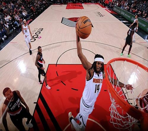 輕松打爆了開拓者內線，接下來掘金內線新星能否得到更多的機會