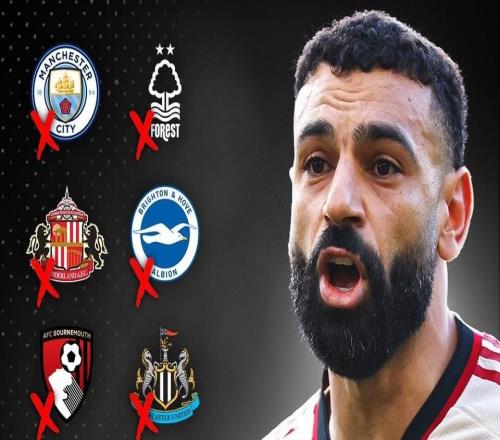 薩拉赫連續9場英超比賽未能取得進球，為職業生涯首次