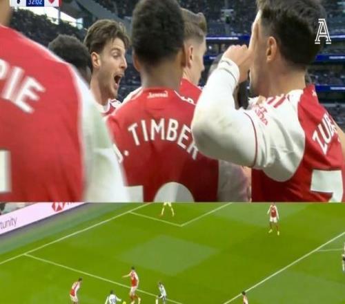 埃澤進球后賴斯喊話隊友保持專注,幾分鐘后他出現傳球失誤