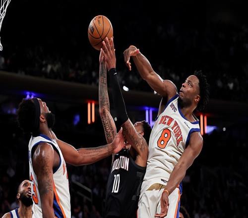 聯盟頂級3D鋒線!尼克斯鋒線大將面對火箭繼續著自己強勢的表現