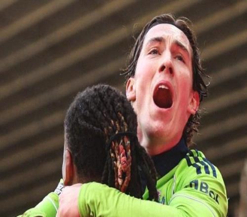 自11月以來哈里威爾遜在英超參與12球，僅次于哈蘭德、B費(fèi)