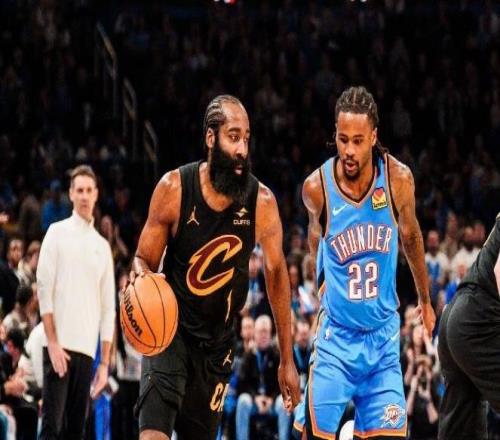 重返故地吞首敗！米神啞火哈登20+5+9+5失誤，雷霆終結騎士7連勝