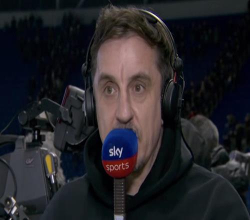 內(nèi)維爾：全場(chǎng)最佳是拉門斯謝什科的進(jìn)球是世界級(jí)的