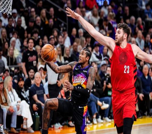 楊瀚森被下放！開拓者15分大勝太陽克林根23+12+4帽馬魯阿奇7+7