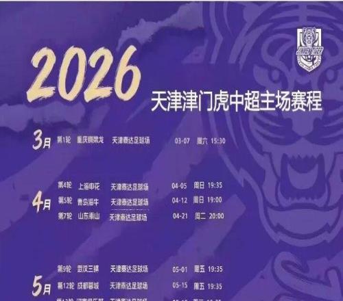 2026相聚泰達足球場!為津門虎吶喊助威