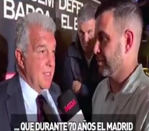 拉波爾塔回應阿韋洛亞：70年來一直是皇馬掌控著裁判體系