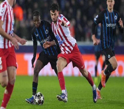 馬競(jìng)歐冠對(duì)布魯日4場(chǎng)不勝，只有對(duì)皇馬時(shí)才遭遇更長不勝