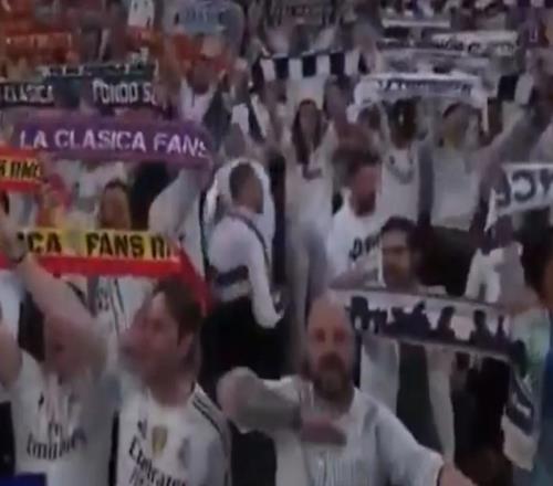 一名皇馬球迷在看臺(tái)上行納粹禮，被當(dāng)場(chǎng)驅(qū)逐并開除會(huì)籍