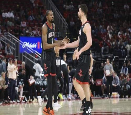 一邊倒!火箭領先27分打崩魚腩:榜眼秀飆6三分,杜蘭特16分