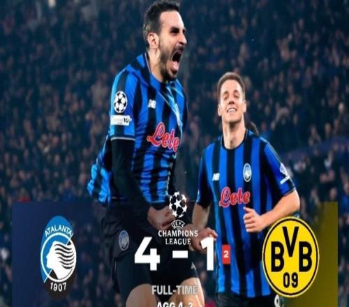 真藍黑！亞特蘭大是近7年歐冠首支落后兩球次回合翻盤的球隊