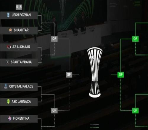 歐協聯18決賽對陣:水晶宮vs拉納卡,佛羅倫薩vs琴斯托霍瓦