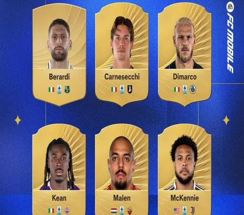 意甲2月最佳球員候選:迪馬爾科、馬倫、麥肯尼入圍