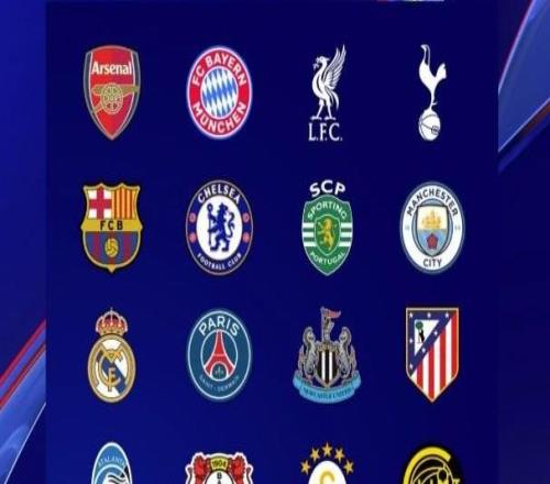 GOAL評歐冠16強實力：阿森納榜首拜仁第二，馬競第七皇馬第九