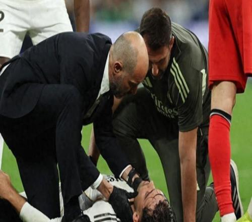 慘烈！皇馬后防大將重傷離場，伯納烏揪心一幕