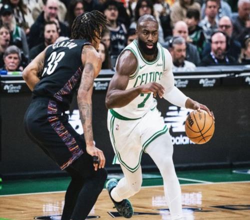 東部第二！綠軍狂勝37分送籃網7連敗布朗28+7+9武切28+11