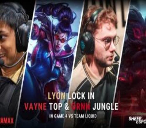 LYON選出上單薇恩打野奧恩打野奧恩為職業賽場歷史第二次