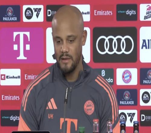 孔帕尼：明天復(fù)出對諾伊爾來說有點早出局肯定影響多特心理