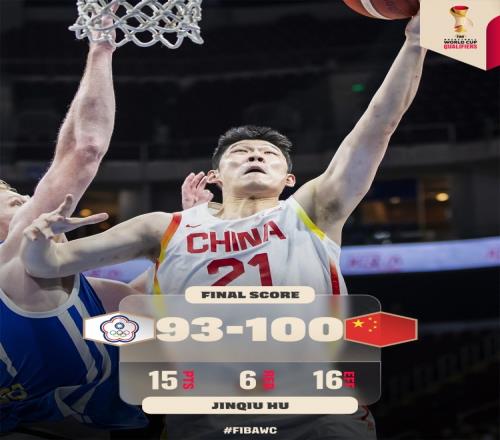 登FIBA官方海報!胡金秋兩戰35+18立頭功連場末節爆發導逆轉