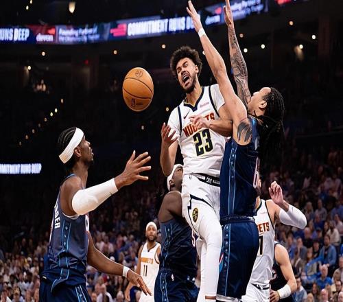 面對雷霆打出了災難級表現(xiàn)，掘金鋒線大將難道是打不了硬仗