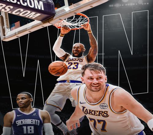 勝國王取2連勝！湖人2戰送63次助攻，東契奇終于像詹姆斯那樣打球