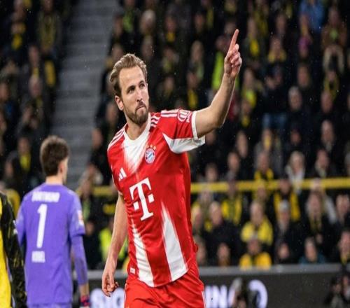 連續(xù)四場梅開二度，哈里凱恩成為德甲歷史第三人