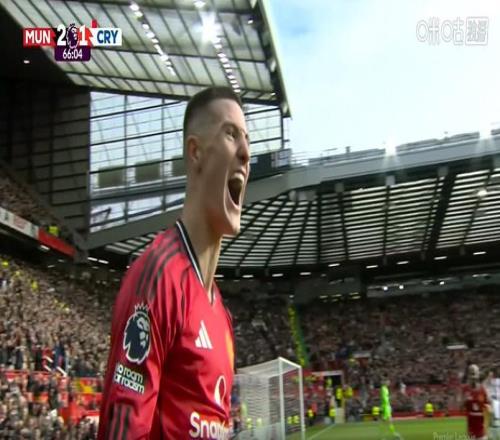 B費點射+精準助攻,謝什科首發進球,曼聯21逆轉10人水晶宮