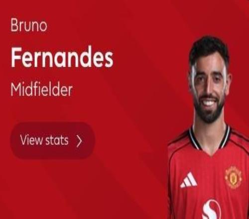 傳射建功，B費(fèi)當(dāng)選曼聯(lián)vs水晶宮全場(chǎng)最佳球員