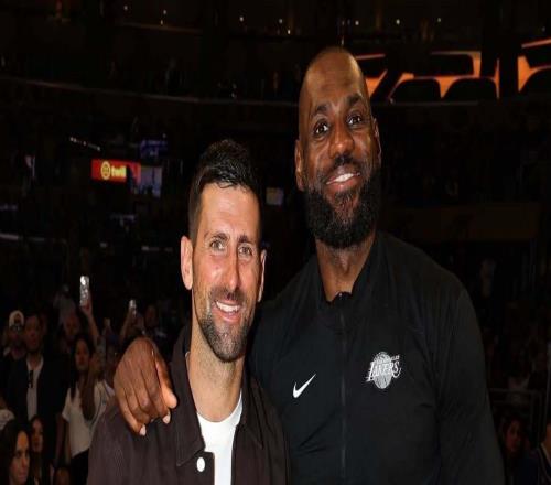 歷史第一人會面！德約科維奇擁抱詹姆斯！