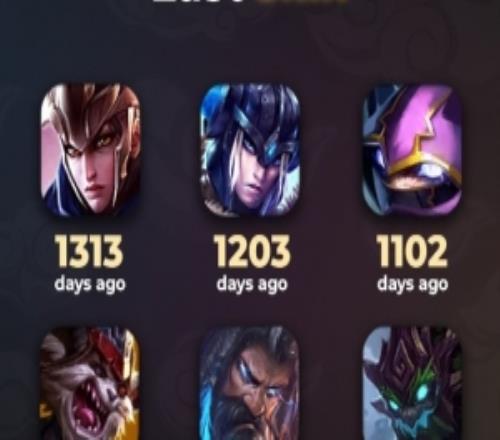 外網數據統(tǒng)計距離上次出新皮膚時間最長的英雄：奎因已有1313天