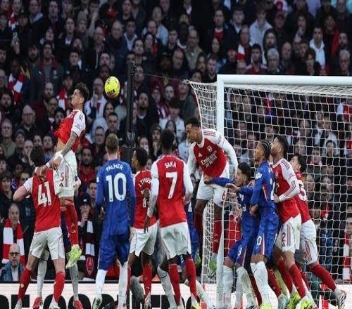 阿森納本賽季英超20次率先進球，有13球來自定位球或點球