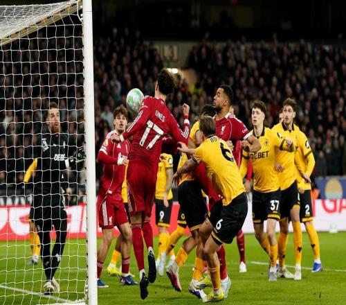 副班長劫富濟貧狼隊近4輪平槍手勝維拉紅軍，卻負于水晶宮