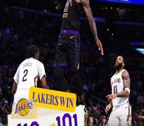 詹東里合計失誤17次！湖人末節14比0驚險逆轉鵜鶘