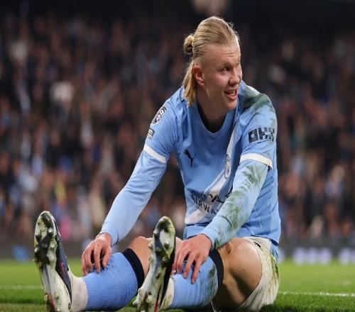 狀態低迷，哈蘭德射正、過人等關鍵數據掛零，還錯失2次機會