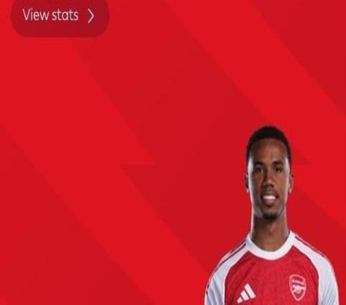 定海神針,加布里埃爾當選布萊頓vs阿森納全場最佳球員