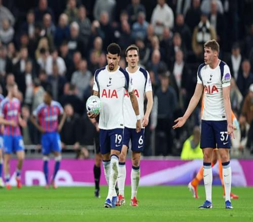 5連敗！10人熱刺主場輸球創22年恥辱紀錄距降級區僅1分之差