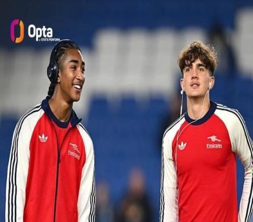 道曼與薩蒙同時首發，阿森納為首支派兩名U16球員首發的英超球隊