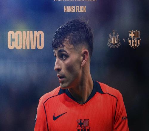 巴薩歐冠客戰紐卡大名單：拉菲尼亞、萊萬在列，加維隨隊