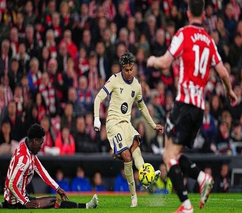 巴塞羅那10畢爾巴鄂競技亞馬爾破門