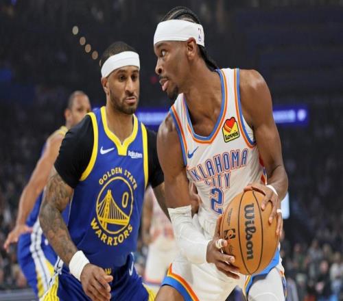 雷霆橫掃勇士成聯(lián)盟50勝首隊(duì)亞歷山大27分連125場(chǎng)20+追張伯倫