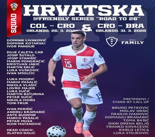 克羅地亞新一期名單：魔笛領(lǐng)銜，斯塔尼希奇、佩里西奇在列