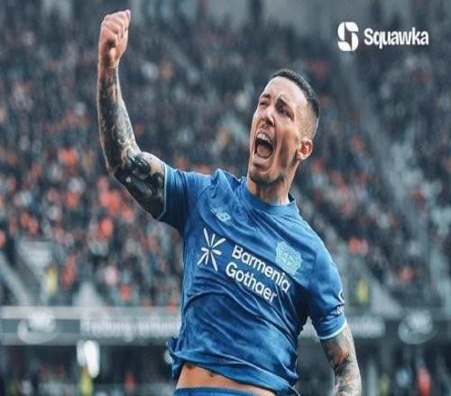 格里馬爾多德甲已進(jìn)8粒任意球，位加盟藥廠后五大聯(lián)賽同期最多