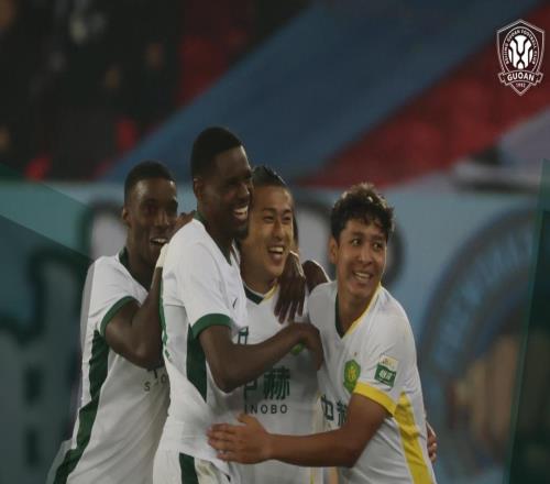 戰報法比奧、張玉寧破門北京國安20武漢三鎮