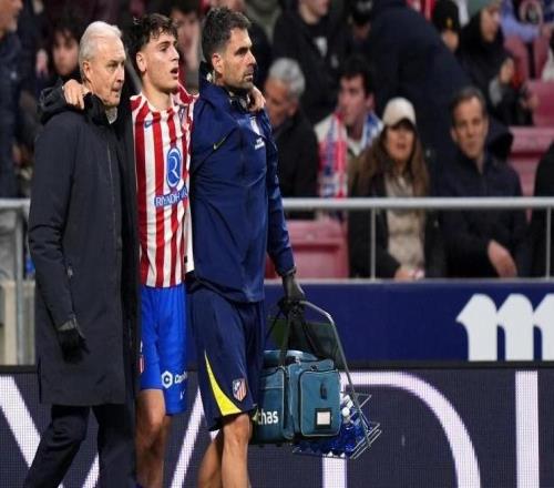 世體:馬競冬窗新援門多薩右腳踝二級扭傷,預計傷缺一個月