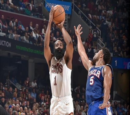 轟21+5+5連破紀(jì)錄，哈登成歷史唯一！騎士40橫掃76人又撿漏奇兵